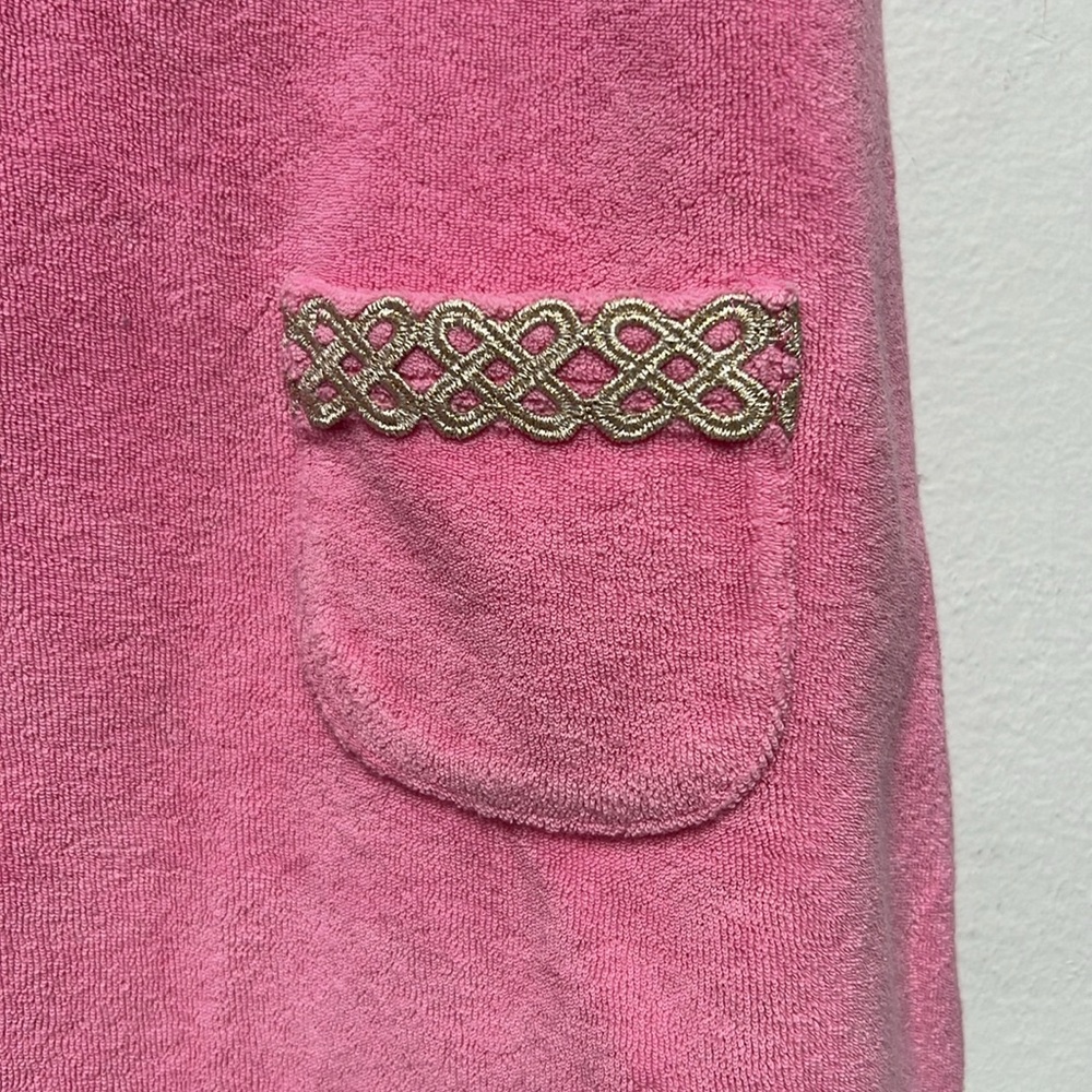 Janie and Jack Pink Terrycloth Dress Swim Coverup size 4 - Picture 3 of 7
